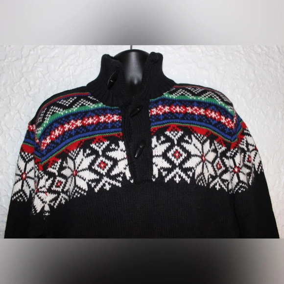 Vintage Polo Ralph Lauren Fair Isle Sweater XXL - Picture 2 of 9